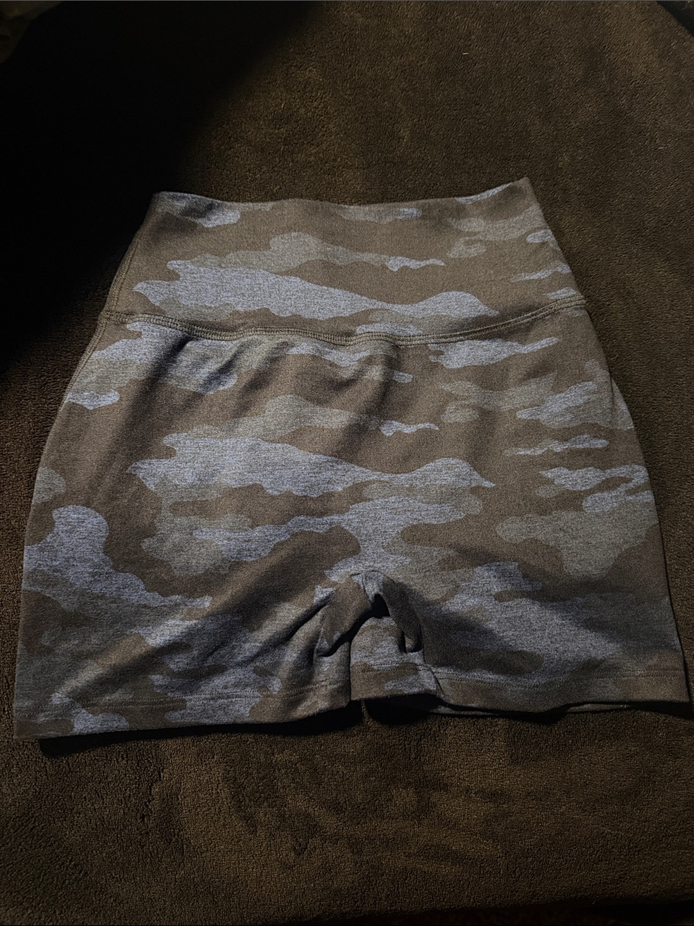 Bombshell sportswear High-Waist Camo Seamless Women's Shorts - Gray